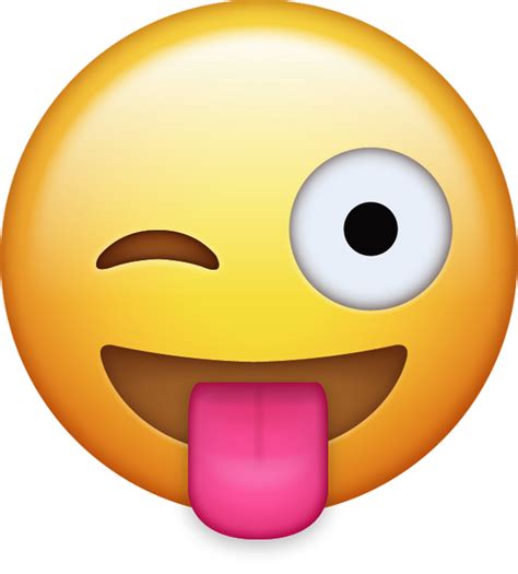 Tongue Out Emoji 1 [Free Download IOS Emojis] | Emoji Island