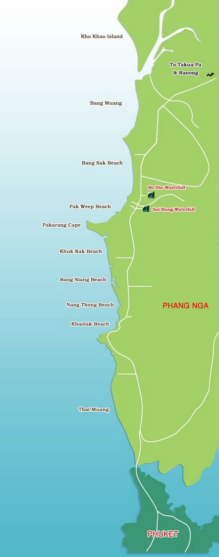 Khaolak Maps in Khaolak Phang Nga Thailand