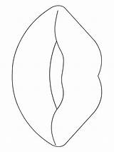 Lips Coloring Pages Printable sketch template