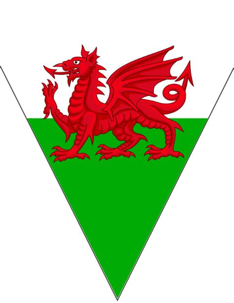 Copy of Welsh Flag Bunting | PosterMyWall