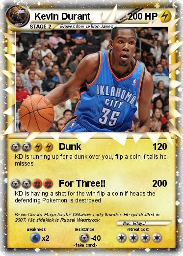 Pokémon Kevin Durant 63 63 - Dunk - My Pokemon Card