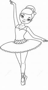 Cute Ballerina Coloring Page  Free Printable Pages For Kids sketch template
