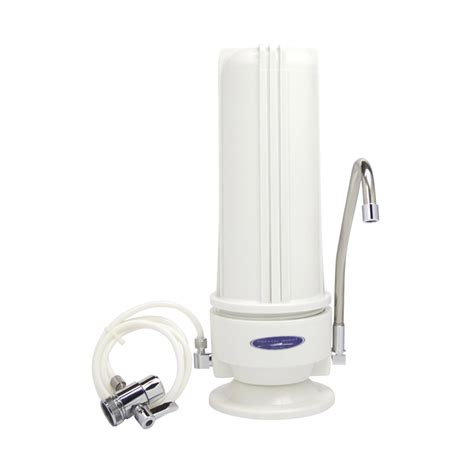 Countertop Water Filter White with Replaceable Cartridge CQE-CT-00103