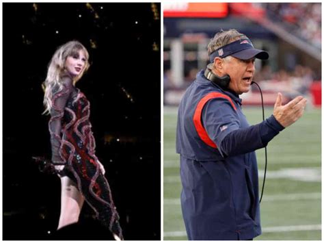 "Swiftie?" Patriots HC Bill Belichick lauds Taylor Swift's toughness after performing for 4 ...