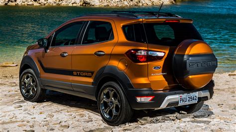 Download Car Brown Car SUV Crossover Car Subcompact Car Vehicle Ford EcoSport Storm HD Wallpaper