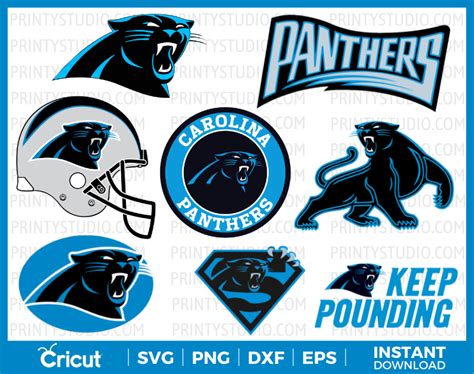 Panthers SVG Cut Files, Panthers Logo, Panthers Clipart, Png - Inspire ...