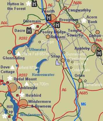 Penrith. Maps of Cumbria and the Lake District. The essential tourist information guide.