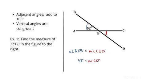 Adjacent Angles Geometry