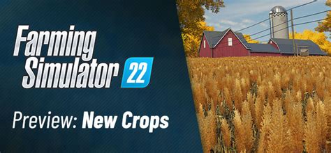 Farming Simulator 22 Preview: New Crops | FS22 Crops