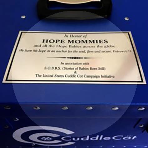 Hope Mommies | Testimony Tuesday: Cuddle Cot in Honor of Hope Babies