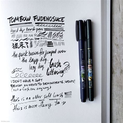 Review: Tombow Fudenosuke | KIRISKA