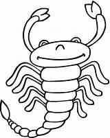 Funny Scorpion Coloring Page  Free Printable Pages For Kids sketch template