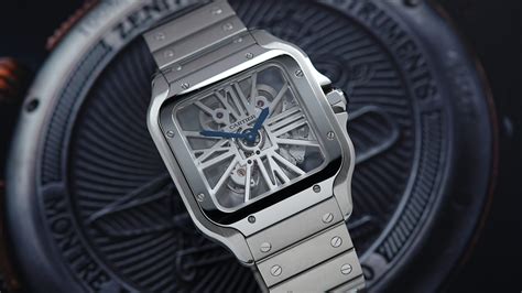 Cartier Santos De Cartier Skeleton - Ticking Way