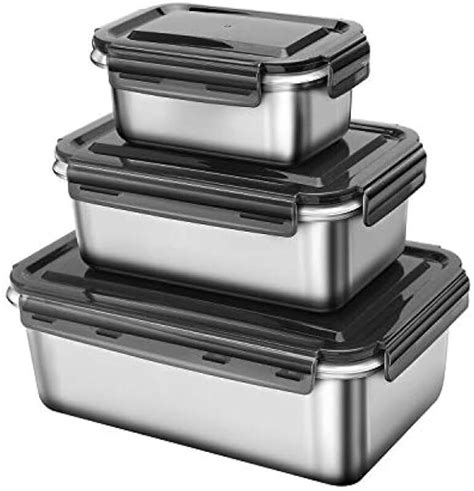 Amazon.com: stainless steel food containers