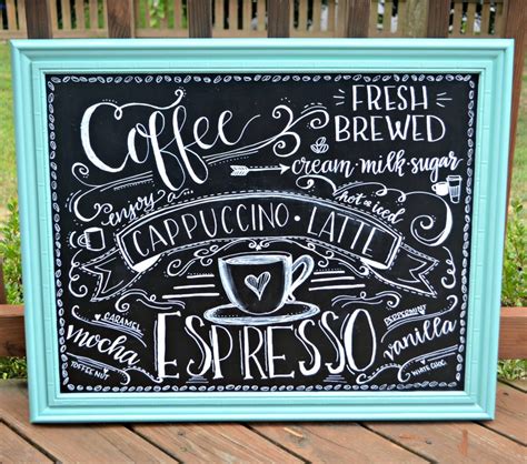 Chalkboard Coffee Art - Amy Latta Creations