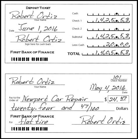 The Checkbook Project — Math Things