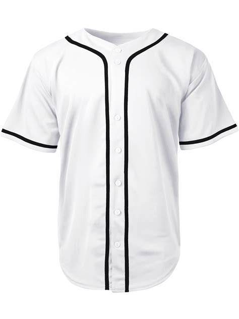 Ma Croix Mens Durable Polyester Baseball Team Sports Jersey, Standard ...