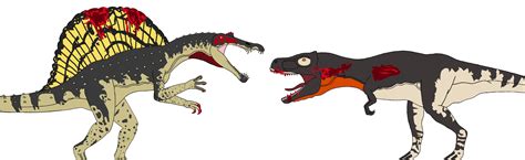 BBC Spinosaurus VS T-rex by Kaijufan113 on DeviantArt