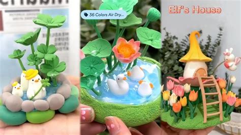 Cute kawai clay crafts for kids 💖🖤💜 - YouTube