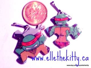 NINJA turtle earrings, Japanese decora, harajuku style fas… | Flickr