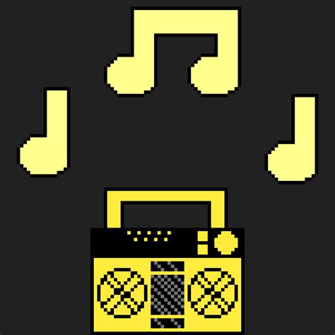 Pixilart - Golden super fly boombox by MisterSinister