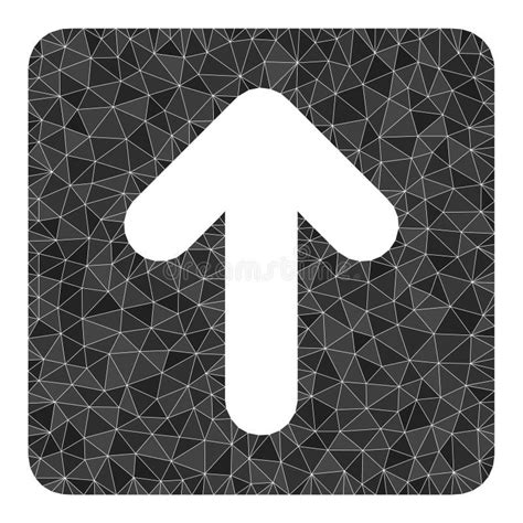 Vector Up Cursor Triangle Filled Icon Stock Vector - Illustration of ...