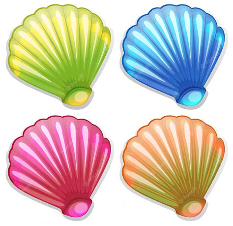 Seashells Clip Art bw: summer clipart by Clipartino | TPT - Clip Art ...