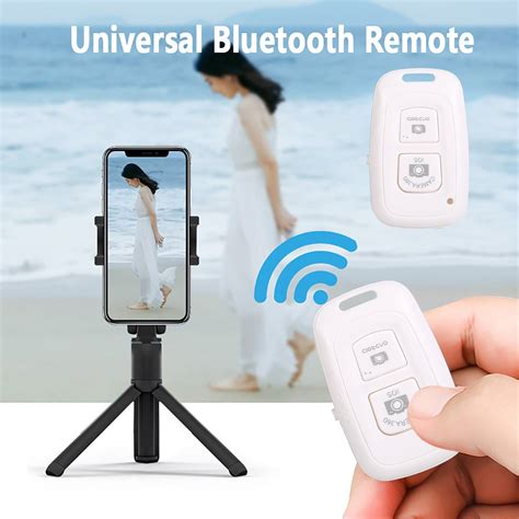 Selfie Remote Control Wireless Bluetooth Selfie Timer For Android IOS ...