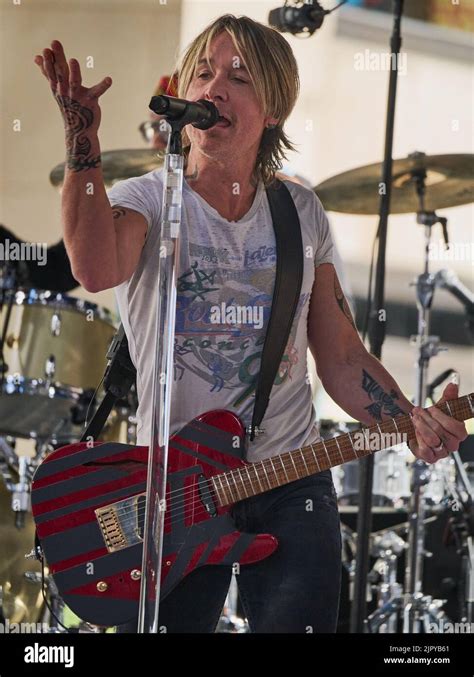 NEW YORK, NY, USA - JUNE 30, 2022: Keith Urban Performs on NBC's "Today" Show Concert Series at ...