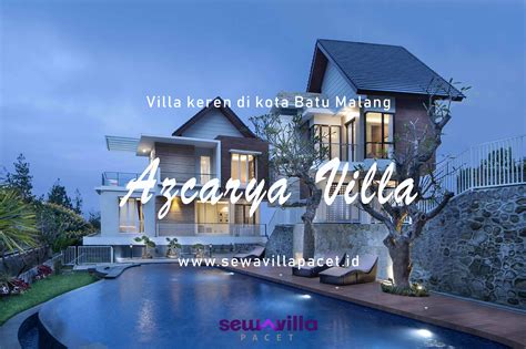 Menikmati Panorama Alam Kota Batu Dari Azcarya Villa - Sewa Villa Pacet