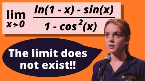 DOES THE LIMIT EXIST AT THE END OF MEAN GIRLS? | How to find the limit ...