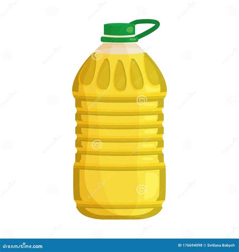 Bottle Oil Vector Icon.Cartoon Vector Icon Isolated on White Background Bottle Oil . Stock ...