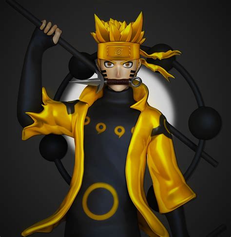 Naruto figure for 3d printing kurama | CGTrader