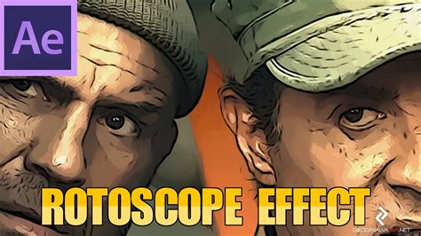 Rotoscoping Effect + in AE + Ps + TUTORIAL - YouTube