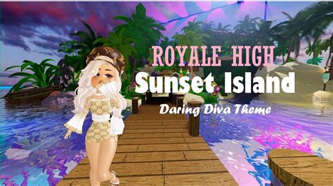 Royale High Sunset Island | Daring Diva Theme Idea - YouTube