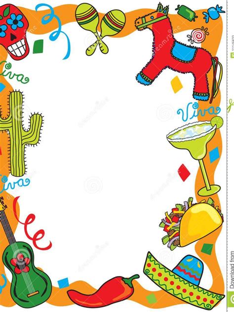 Free download Mexican Fiesta Background Mexican Fiesta Borders Clip ...