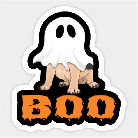 Funny Boo Ghost Boo Pug Dog Lovers Halloween Gift - Boo Ghost Halloween ...