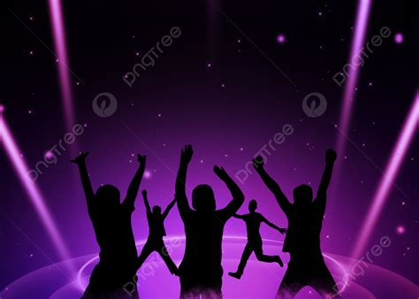 Dancing Light Effect Dance Silhouette Background Waving Arms, Desktop Wallpaper, Light Effect ...