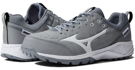 Mizuno Leather Ambition 2 All Surface Low Turf Shoes in Gray for Men | Lyst