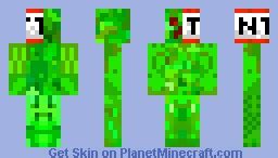 Mutant Creeper (contest entry) Minecraft Skin