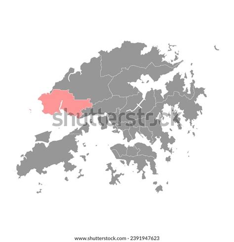 Tuen Mun District Map Administrative Division Stock Vector (Royalty Free) 2391947623 | Shutterstock