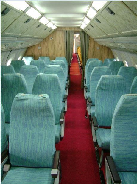 Aeroflot Tupolev Tu144 Economy class cabin | Aircraft interiors ...