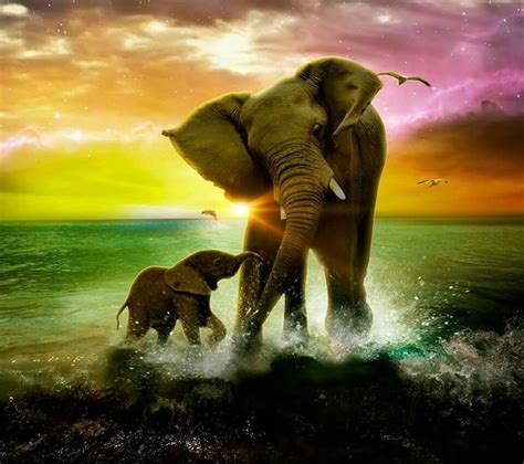 Soooo pretty | Elephant wallpaper, Elephant, Elephant art