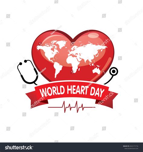 World Heart Day Symbol Logo Simple Stock Vector (Royalty Free) 2022171716 | Shutterstock