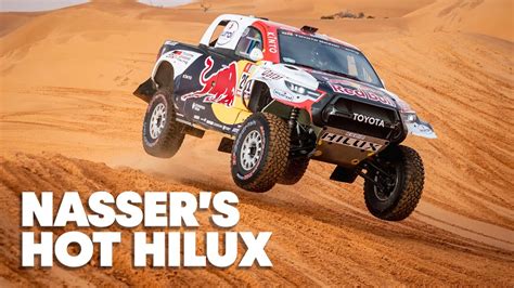 Dakar Rally Tech Check: Nasser's T1+ Toyota Gazoo Racing Hilux - YouTube