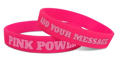 Make Breast Cancer Awareness Wristbands - Fast And Cheap