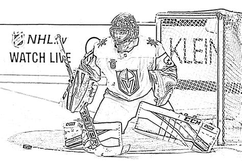 Coloring Pictures Of Hockey - Free Printable Templates