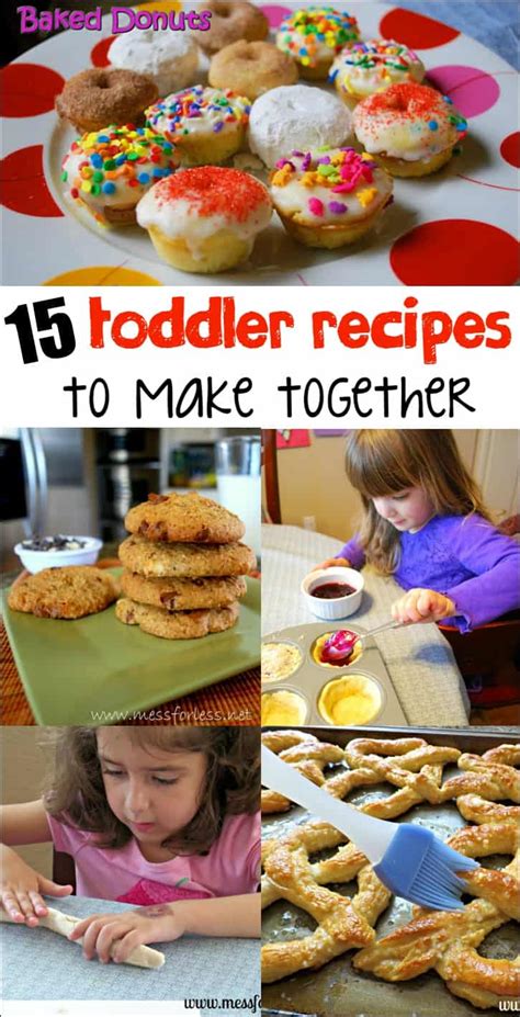 15 Toddler Recipes to Make Together - Food Fun Friday - Mess for Less