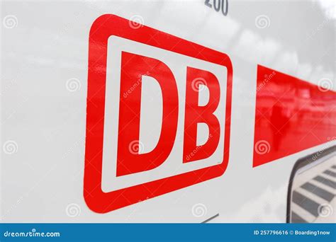 DB Logo Sign On An InterCity IC Train At Karlsruhe Main Railway Station In Germany Editorial ...