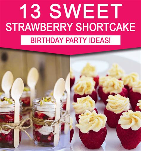 Sweet Strawberry Shortcake Party Ideas | SIMONEmadeit.com